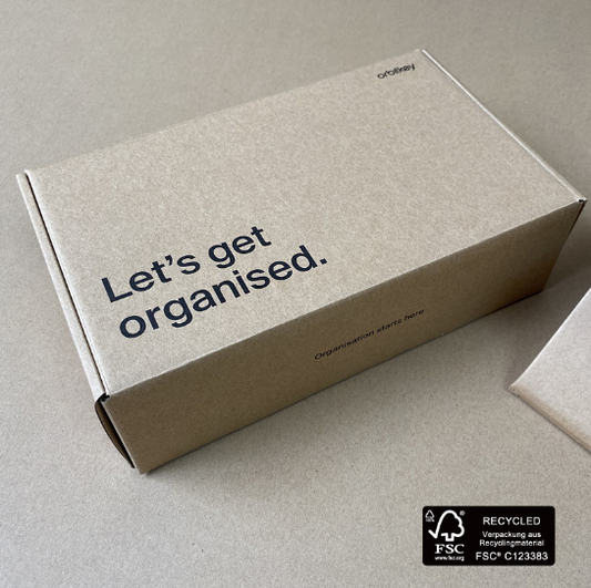 FSC Certified Recycled Kraft Box | Necessarie | Biodegradable Mailers